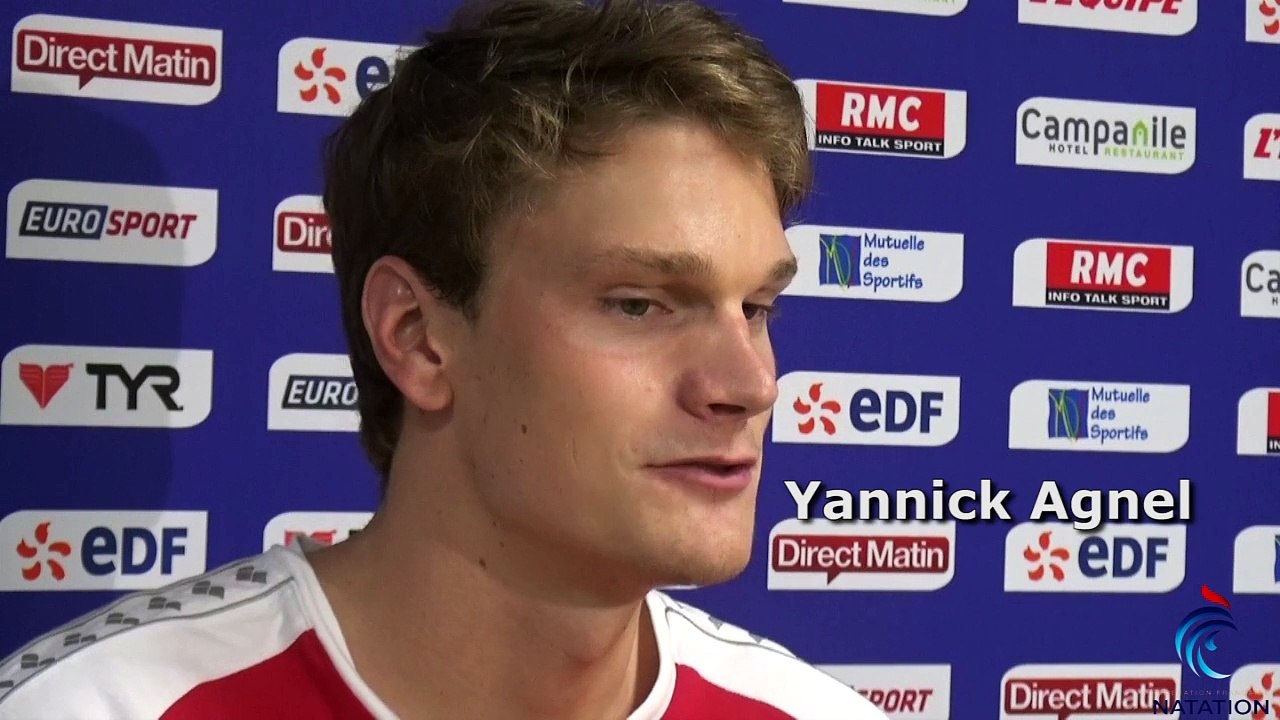 FFN - Yannick Agnel va nager pour Camille Muffat