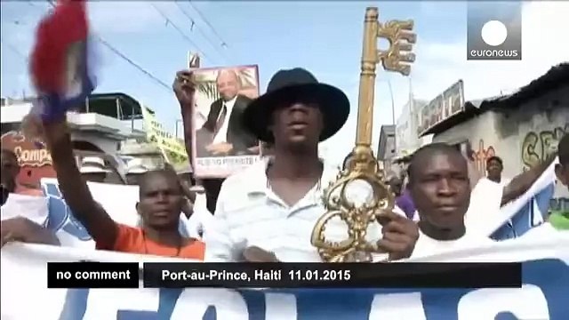 Anti-Martelly protesters clash with police in Haiti - no comment