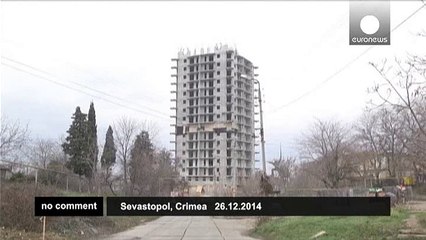 Crimea - Demolition of building fails - no comment