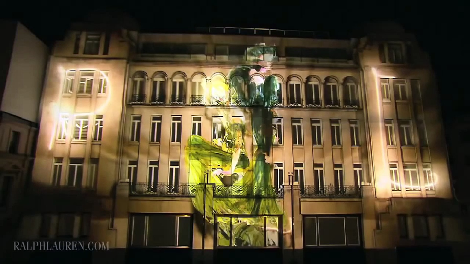 3D projection mapping - Ralph Lauren 4D Experience - London - video  Dailymotion