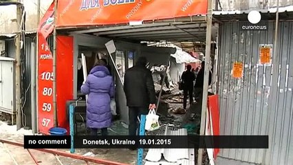 Shells hit residential areas in rebel-controlled Donetsk - no comment
