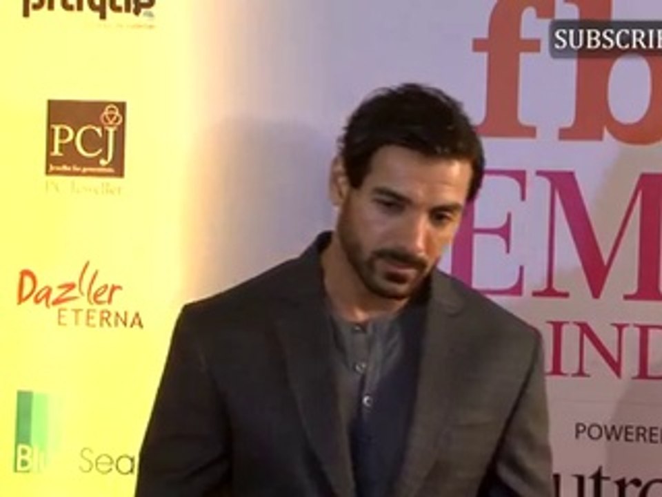 John Abraham   Red Carpet Grand Finale Of Femina Miss India 2015