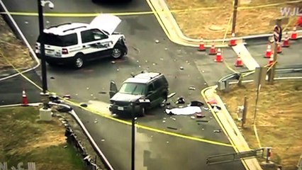 سيارة تصدم بوابة "الأمن القومي الأمريكي".. والشرطة تقتل أحد المهاجمين