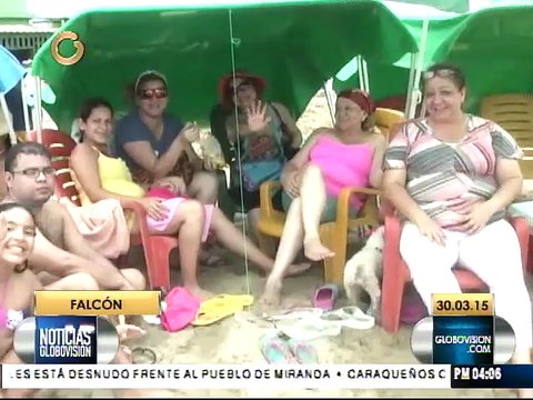 Reportan alta movilización de temporadistas en playas de Falcón