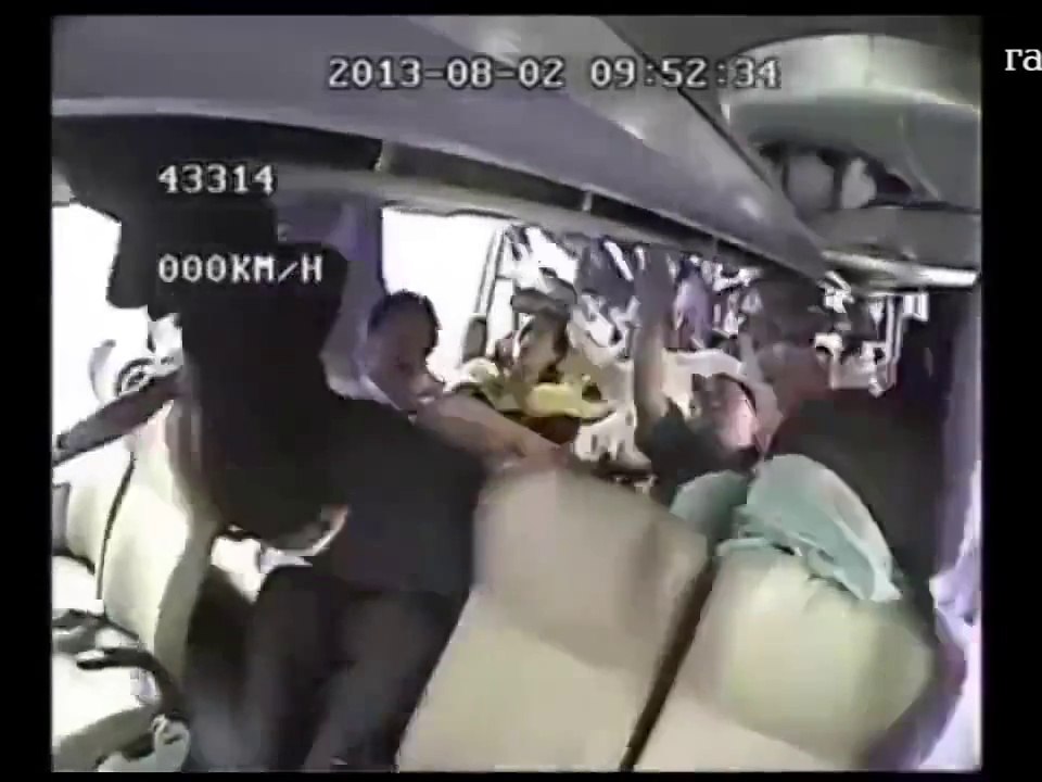 Importance Of Using Seat Belt - Chinese bus