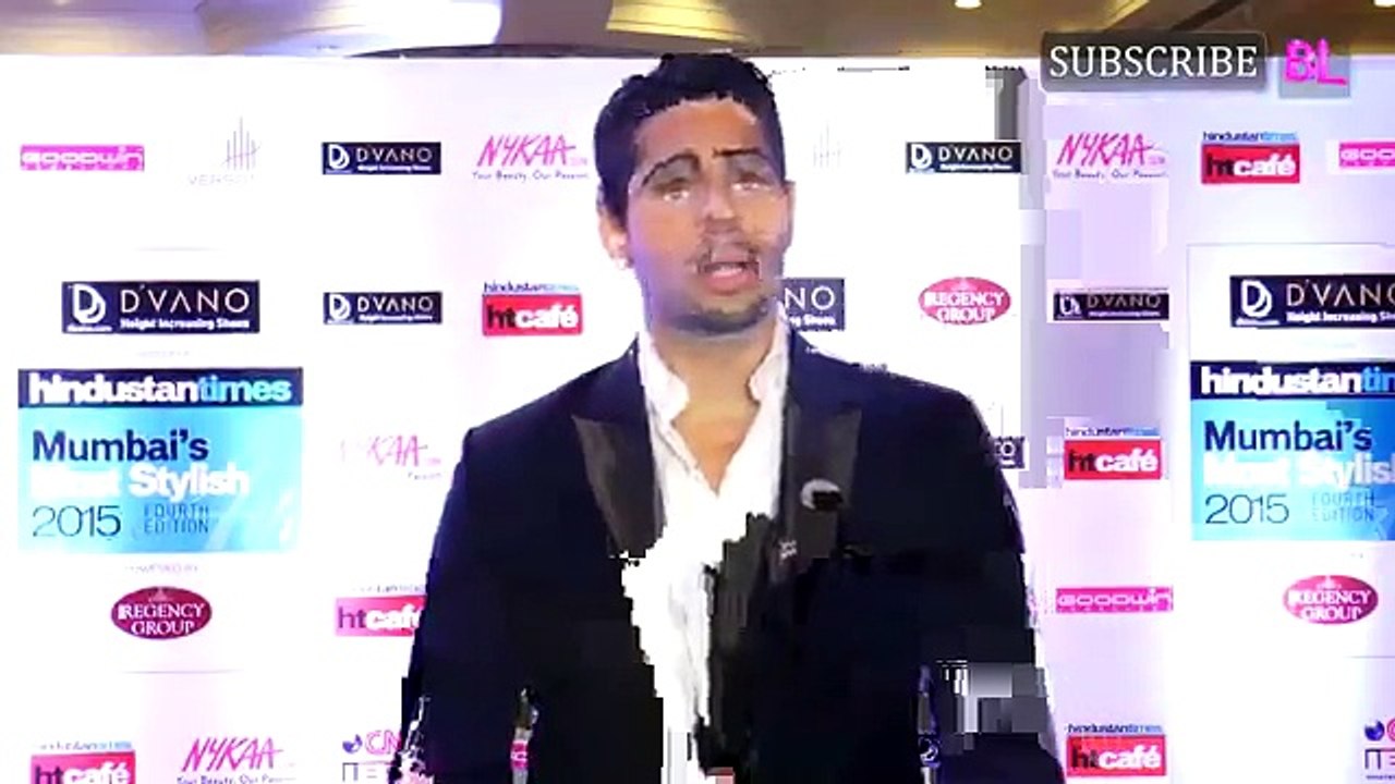 Sidharth Malhotra   HT Most Stylish Awards 2015