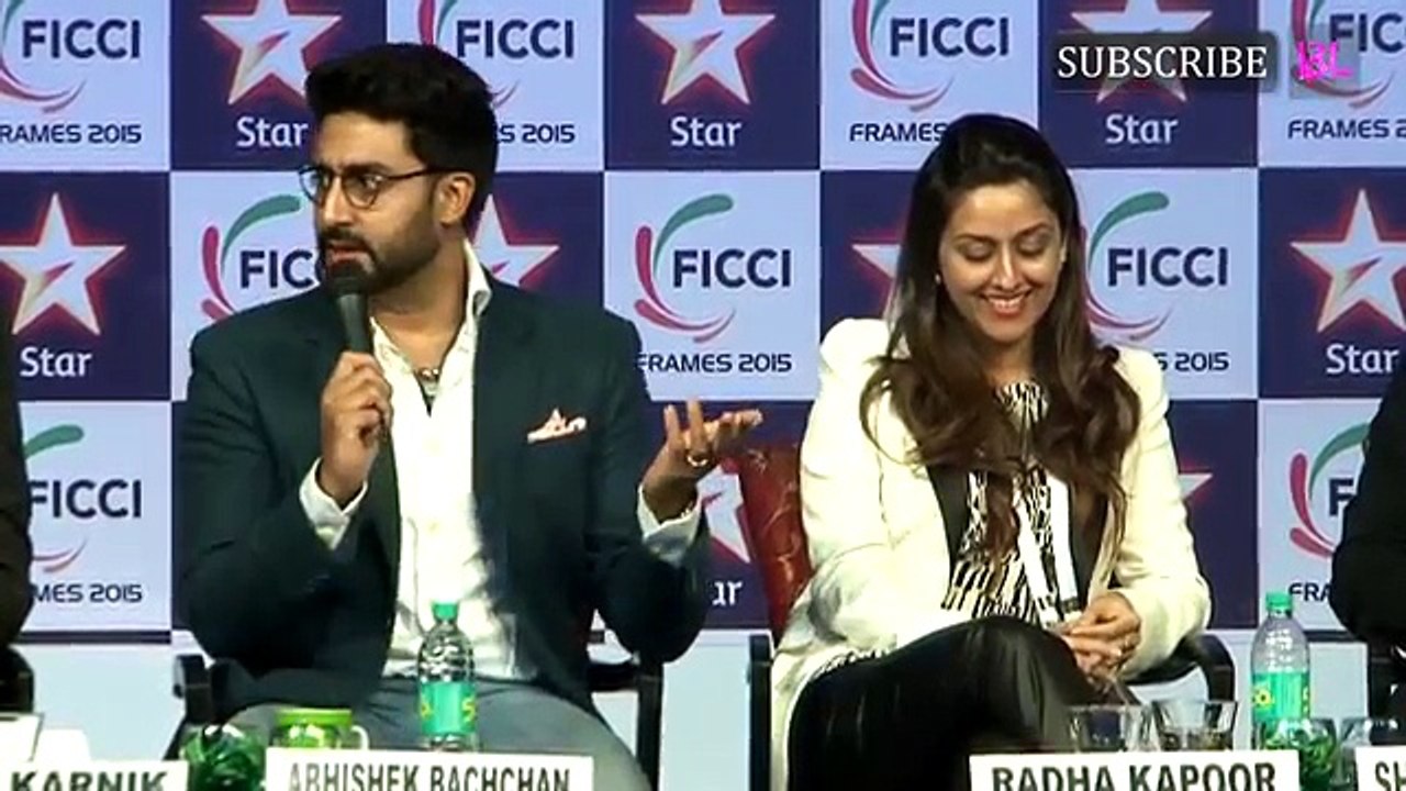 Abhishek Bachchan At Curtain Raiser Of FICCI Frame 2015   Part 1