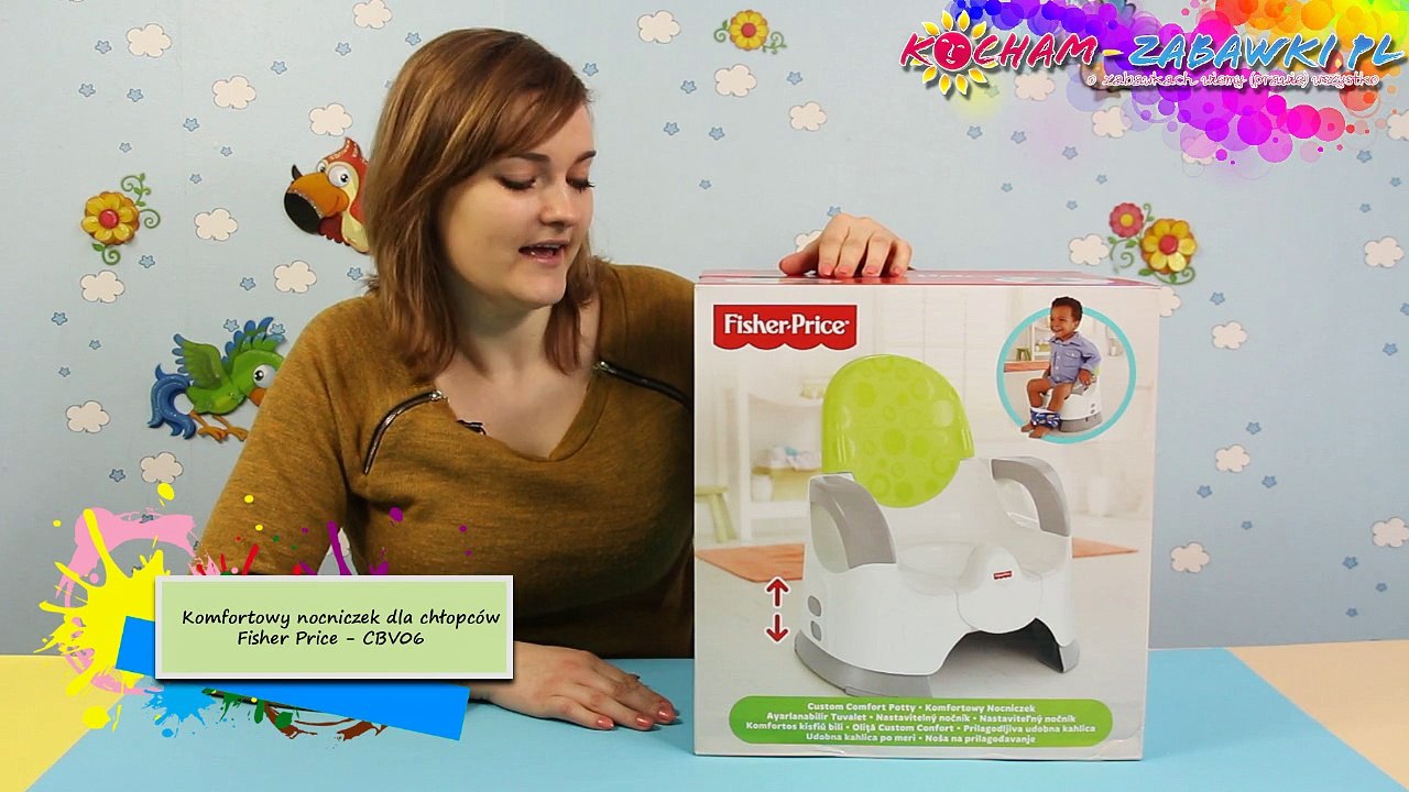 Custom Comfort Potty Training Seat For Boy / Komfortowy Nocniczek dla Chłopców - Fisher-Price - CBV06 - Recenzja