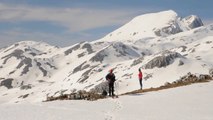 DOM.29-3-15: MONTE CAVALLO (2039) DA PRATI DI MEZZO (1400) NEL PARCO NAZ. D'ABRUZZO.