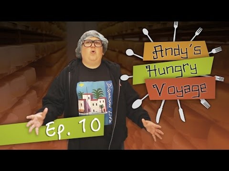 Andy Milonakis and the Cheese Factory! - Andy’s Hungry Voyage | Ep 10