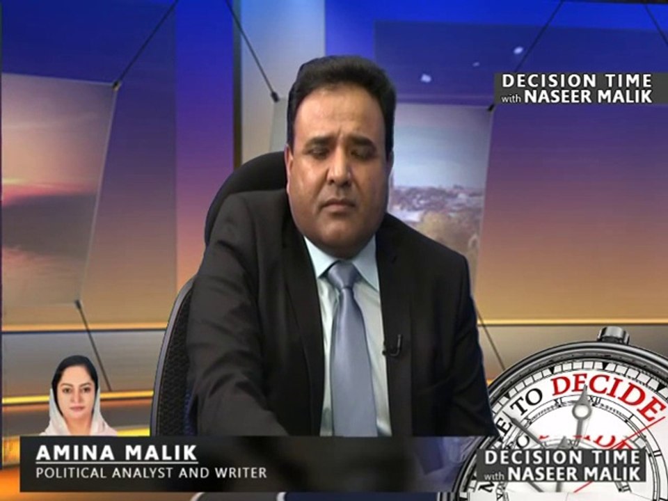 AMNA MALIK (Political Analyst and Writer) Joins Talk Show Decision Time With Naseer Malik