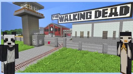The WALKING DEAD Xbox360 Minecraft Rollercoaster