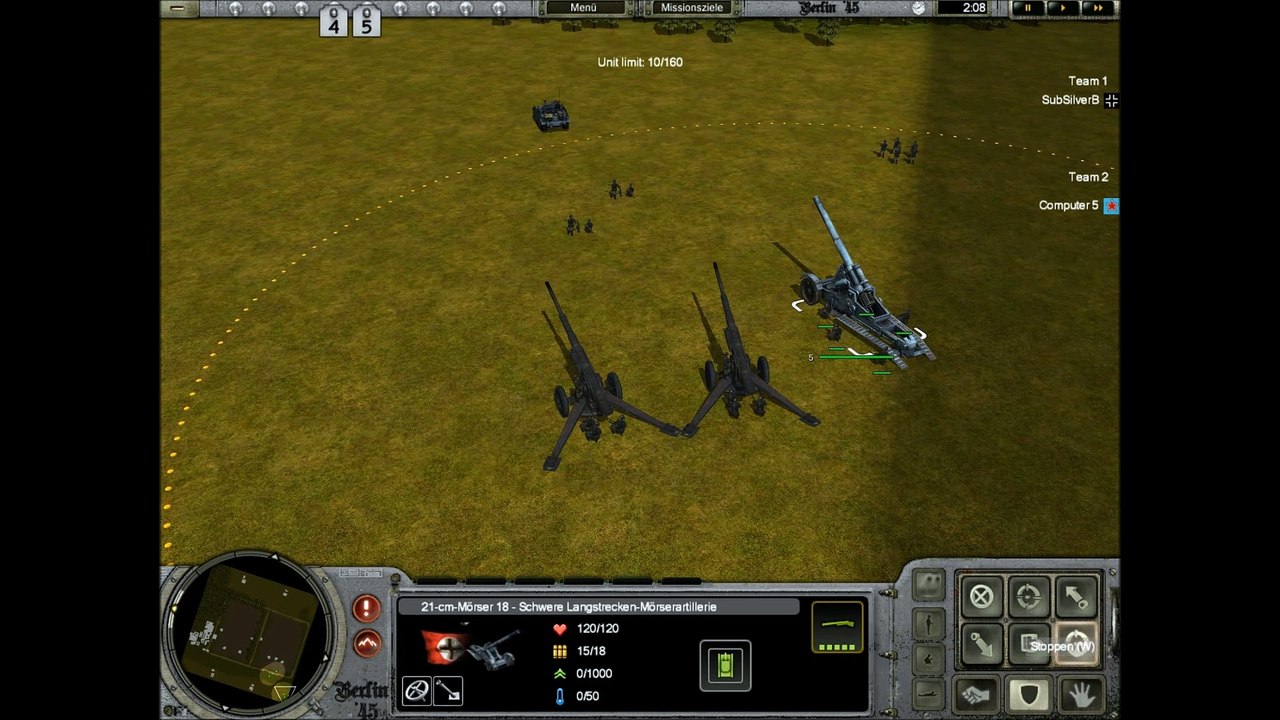 Codename: Panzers Phase Two - Berlin45 15 cm / 21 cm / leFH 18 / Granatwerfer 36 81cm