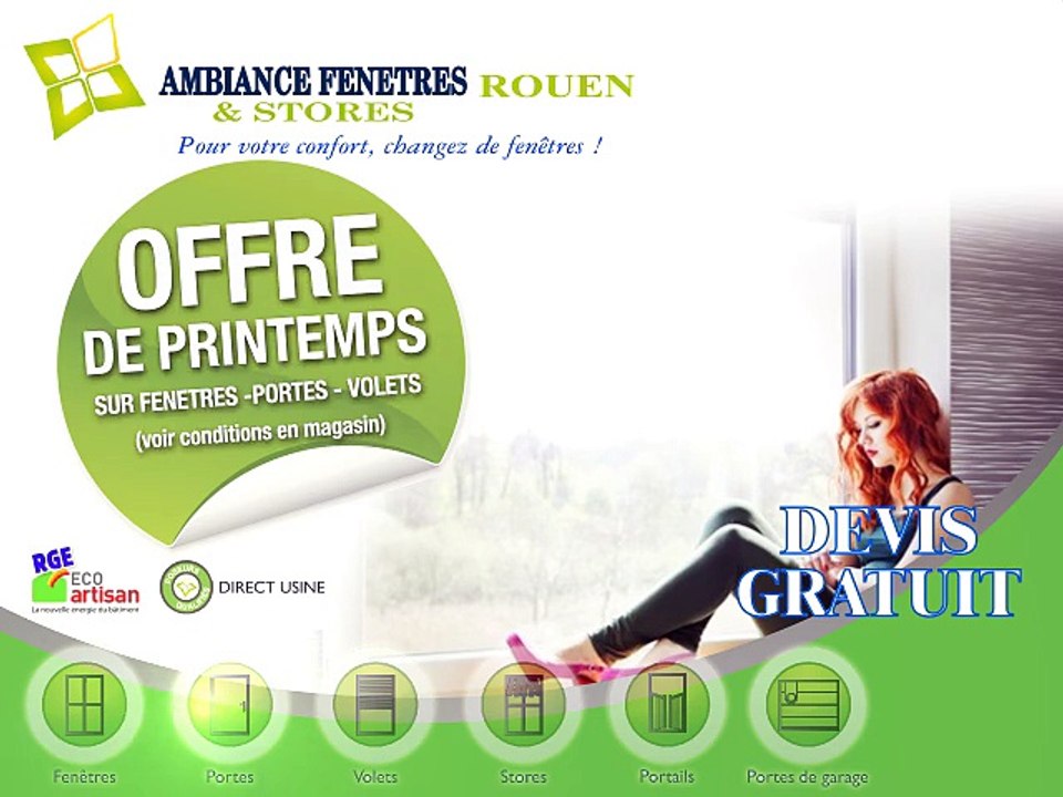 FENETRES PORTES VOLETS ROUEN AMBIANCE FENETRES & STORES