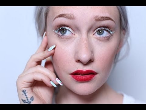 1950s Vintage Inspired Retro Makeup: MAC Cosmetics Winged Eyeliner & Matte Red Lips Makeup Tutorial