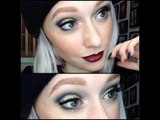 How To: Cut Crease Eyeshadow Makeup Tutorial - Dark, Dramatic Glitter Look - Urban Decay