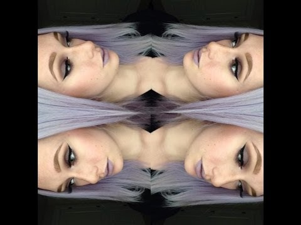 All Purple Makeup Tutorial - Dark Plum Eyes & Lavender Lips