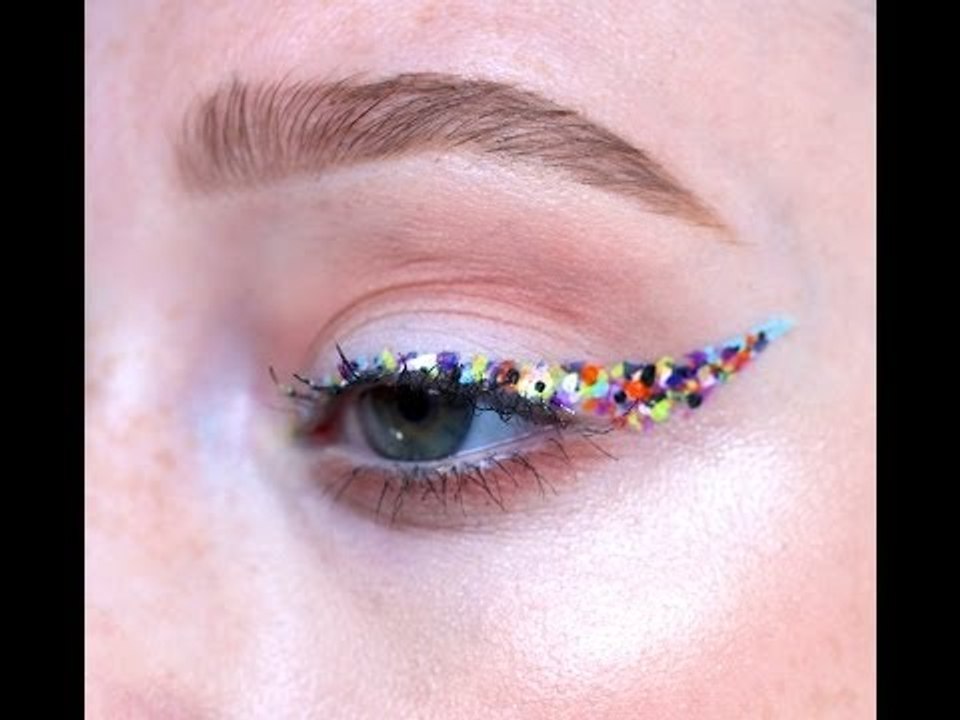 How To: Speckled Eyeliner Makeup Tutorial