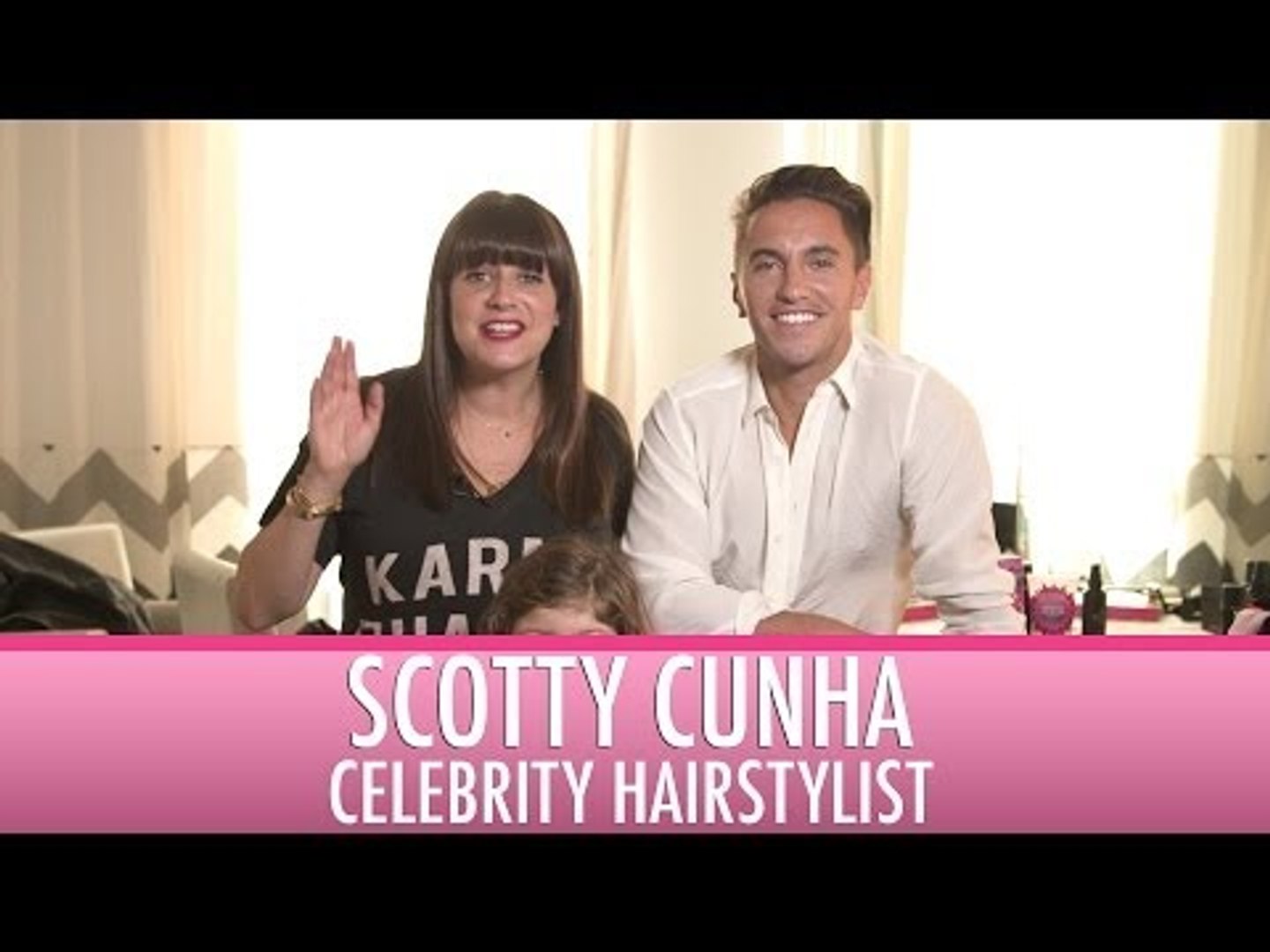 ⁣Celebrity Hairstylist, SCOTTY CUNHA, gives tips on cutting your kids hair! | Jamie Greenberg Makeup
