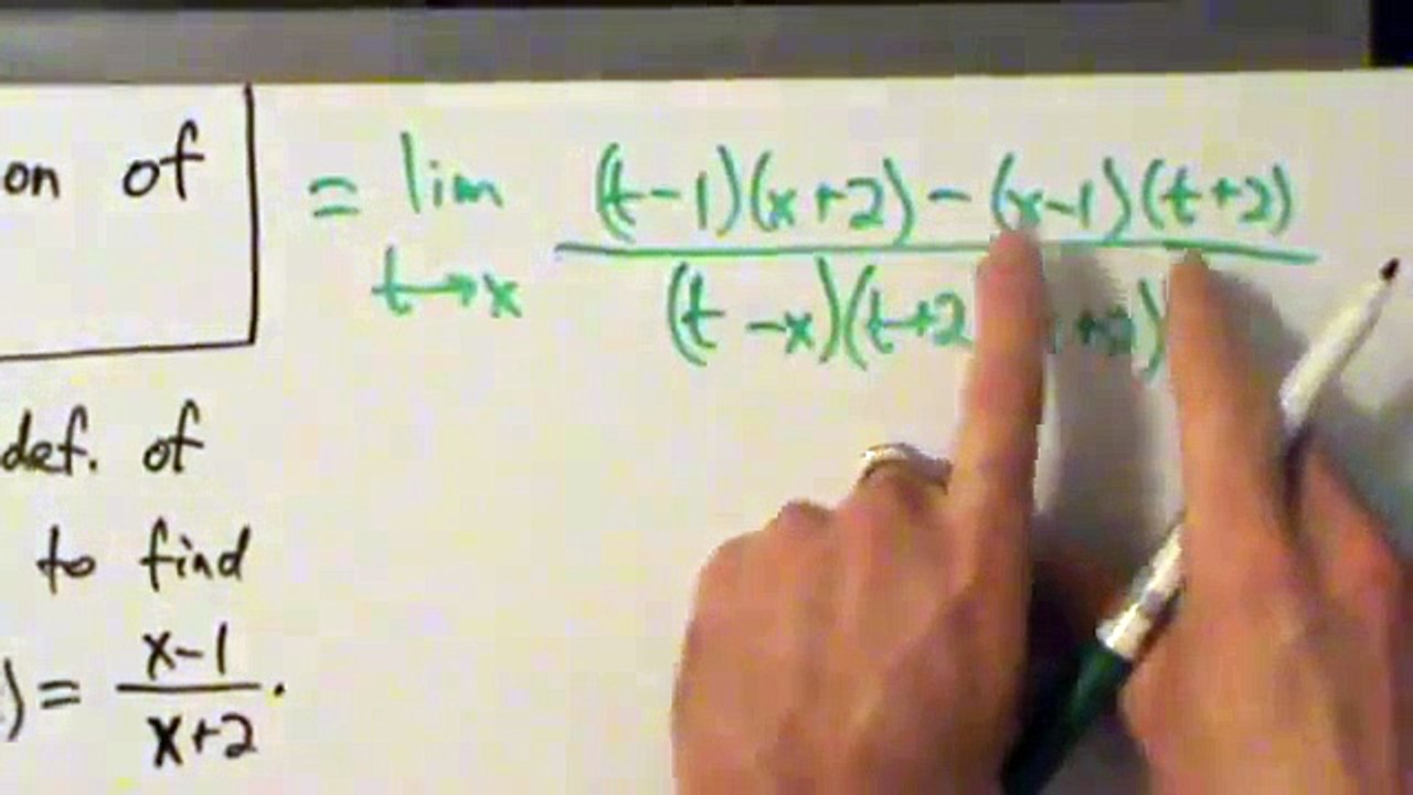 Calculus I - Alternate Definition of the Derivative - Example 2