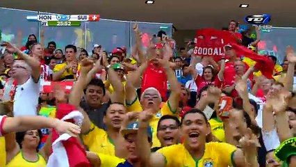 Gol Honduras 0 - Suiza 3