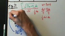 Calculus II - Integration Techniques - Substitution - Example 3 (Definite)