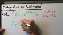 Calculus II - Integration Techniques - Substitution - Example 6 (Definite)