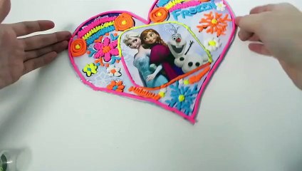 Playdoh DohVinci DIY Disney Frozen Play DohVinci Play Doh Rainbow Heart