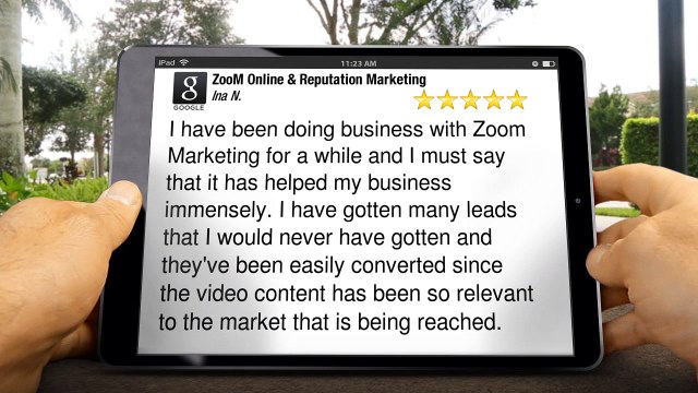 ZooM Online & Reputation Marketing Amazing 5 Star Review by Ina N.