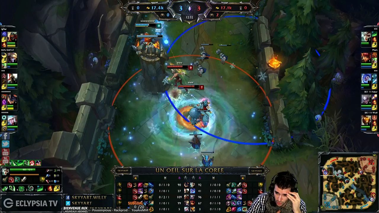 BARD ANNIE BOT - GAME KOR SKYYART ! LES ROTATIONS SUR LEAGUE OF LEGENDS!