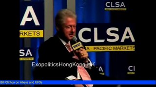 Bill Clinton on Aliens and UFO disclosure plus Laurance Rockefeller (Rockefeller Initiative)
