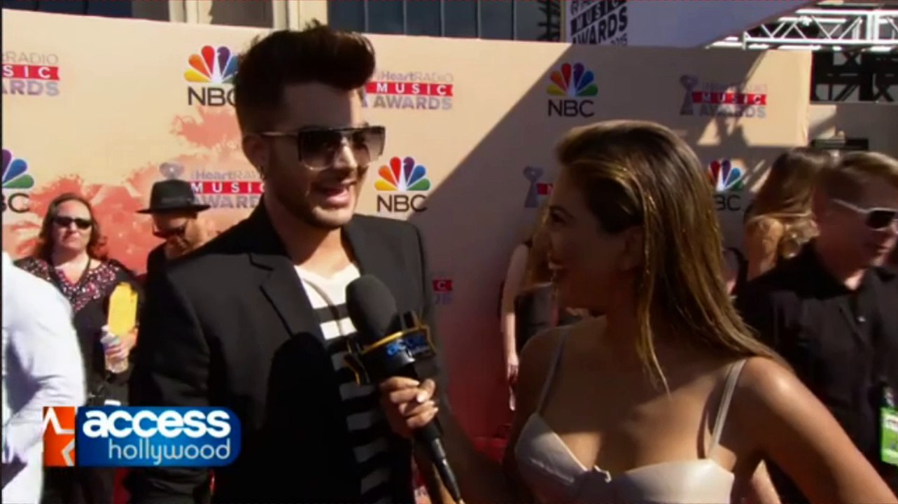 Adam Lambert Interview on iHeartRadio Awards Red Carpet