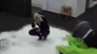Beanbag Explosion during jumping contest is just so funny!