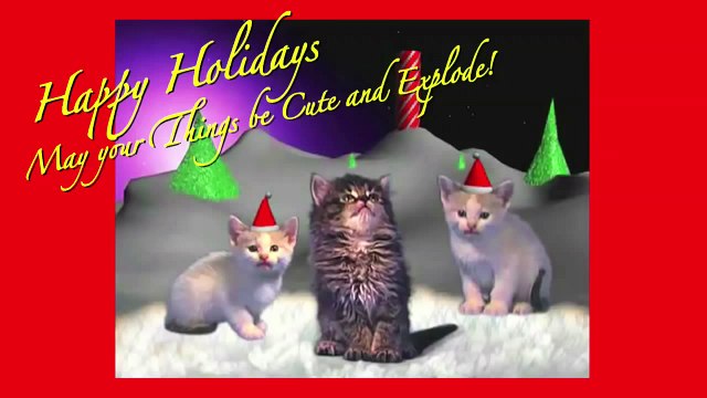 Xmas Xploding! Happy Holidays from CUTE THINGS EXPLODING!