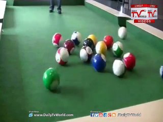 Foot Snooker Amazing Creativity and Sports