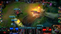 League of Legends  Fnatic vs Elements Highlights (LCS EU 2015)