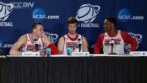 Wisconsin Basketball Player Has Embarrassing Moment at Press Conference - YouTube