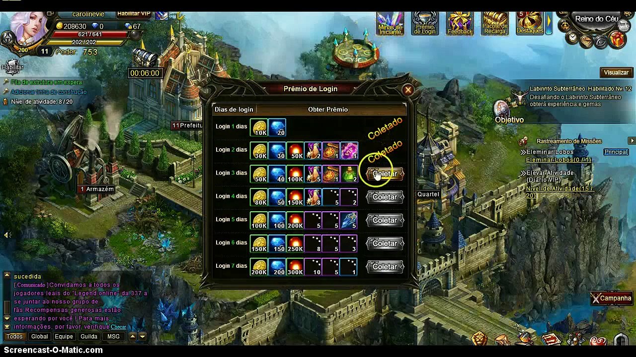 Legend Online#2 - Matando os Lobos :D