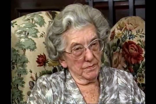 Eva Hart speaks about her memories of the Titanic . .  survivor interview