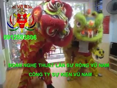 0912593806 MÚA LÂN, MÚA SỬ TỬ CHÚC MỪNG KHAI TRƯƠNG TRƯỜNG MẦM NON 2015