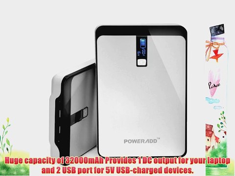 Poweradd? Pilot Pro 32000mAh Monster Capacity Multi-Voltage (5V 9V 12V 16V 19V 20V) Portable