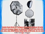 Studio Flash 80cm 32 Octagon Easy Softbox Diffuser Kit with Wireless Remote Trigger for Nikon