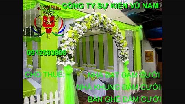 CHO THUE BAN GHE, NHA BAT, NHA KHUNG DAM CUOI 0912593806