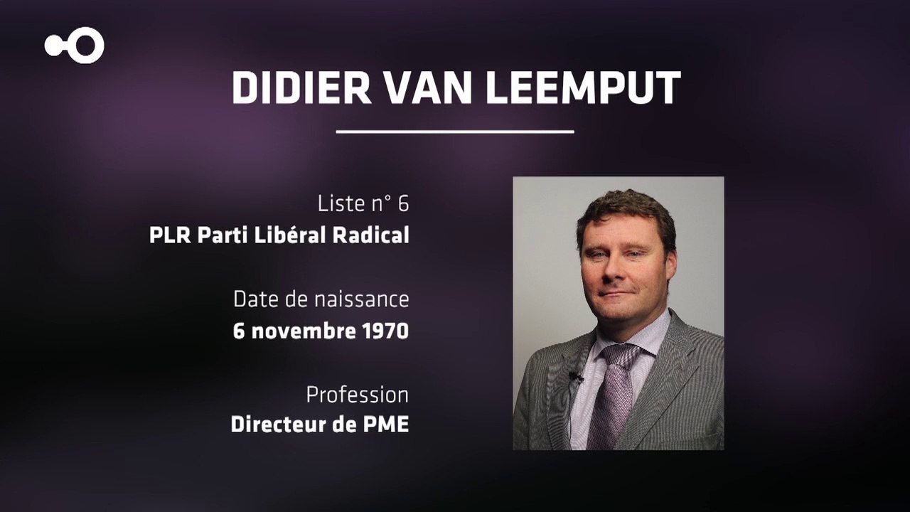 CLIPS DES CANDIDATS - Didier VAN LEEMPUT
