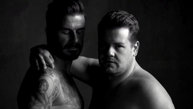 David Beckham et James Corden réunis dans une pub pour des sous-vêtements