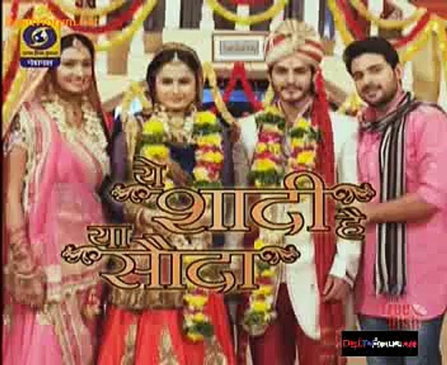 Yeh Shaadi Hai Ya Sauda 31st March 2015 Video Watch Online pt1