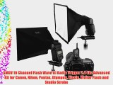 SMDV 16 Channel Flash Wave III Radio Trigger 2.4 Ghz Advanced Kit for Canon Nikon Pentax Olympus