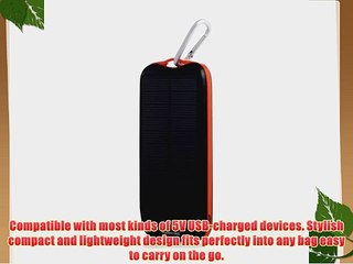 下载视频: Poweradd? Apollo2 Solar Panel Charger 10000mAh Dual-Port Portable Charger Backup Power Pack