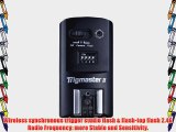 Wmicro Aputure MXII-C Falsh Trigger Transmitter   2 Receivers for Canon DSRL Camera T3i 600D