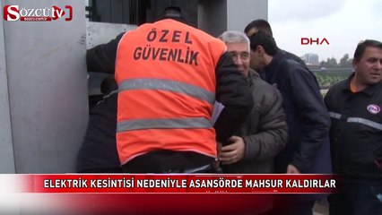 Download Video: Vatandaşlar asansörde mahsur kaldı